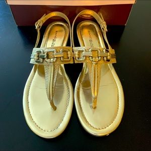 Women versatile gold sandals